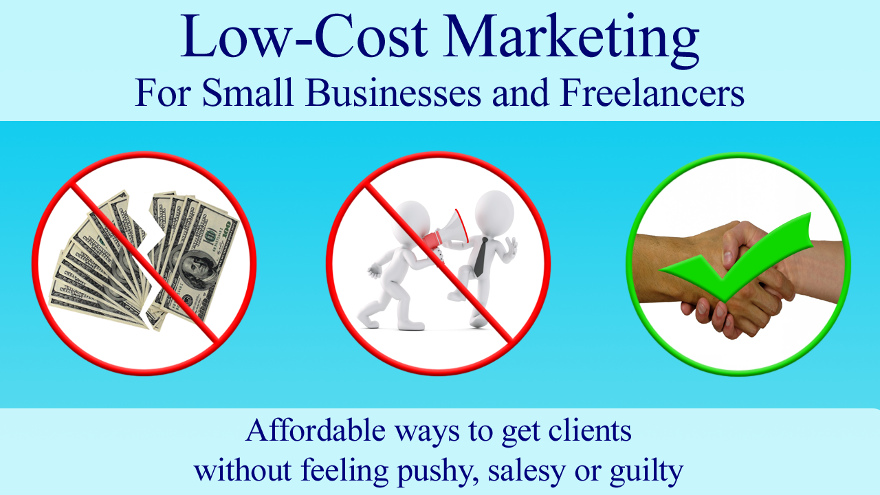 Low-Cost Marketing For Small Businesses and Freelancers product image